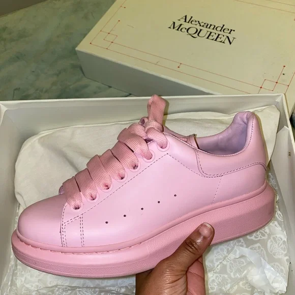 Baby Pink Alexander McQueen sneakers